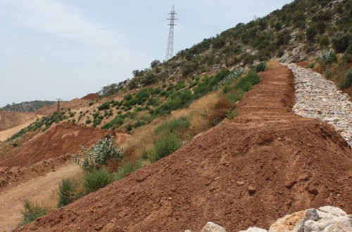 Levantamiento Topográfico y Formación de drenajes en Osona